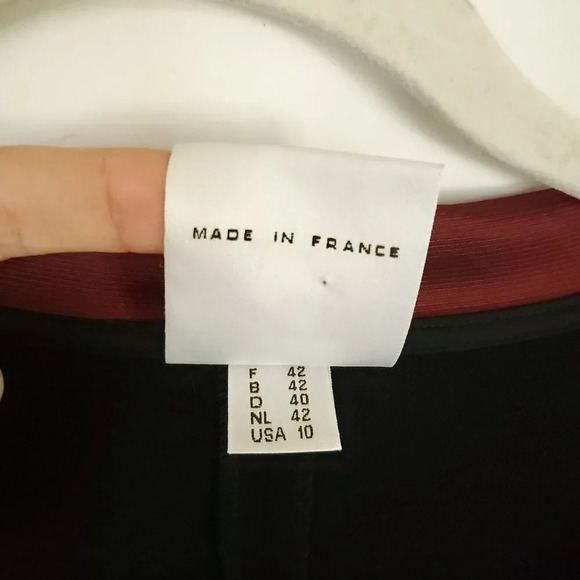 Vintage ANGELO TARLAZZI Paris Wool Blouse Top Long Sleeve size 10 (medium/large) - Picture 7 of 15